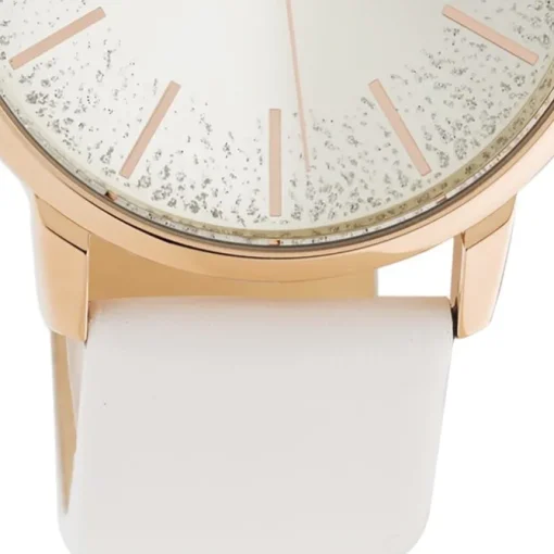 Oozoo Damen Armbanduhr Timepieces C10715 Analog Leder weiß UOC10715