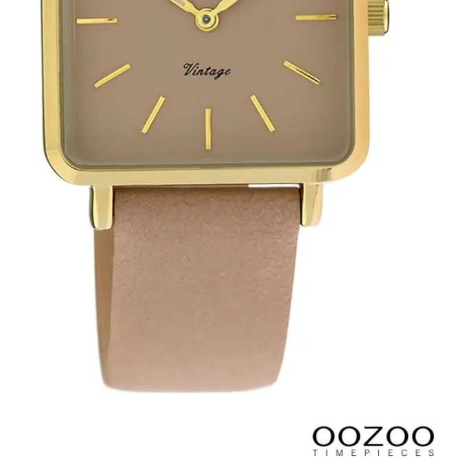 Oozoo Damen Armbanduhr Timepieces Analog Metall rosa UOC9942A