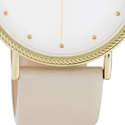 Oozoo Damen Armbanduhr Timepieces Analog Leder hellbraun UOC10416