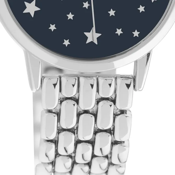 Oozoo Damen Armbanduhr Timepieces C11026 Analog Edelstahl silber UOC11026