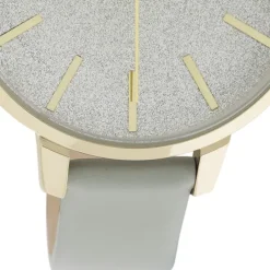 Oozoo Damen Armbanduhr Timepieces C11031 Analog Leder grau UOC11031