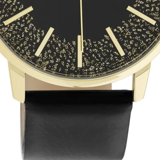 Oozoo Damen Armbanduhr Timepieces C11044 Analog Leder schwarz UOC11044