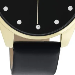 Oozoo Damen Armbanduhr Timepieces C11049 Analog Leder schwarz UOC11049