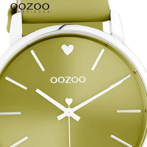 Oozoo Damen Armbanduhr Timepieces C10986 Analog Leder ockergelb UOC10986
