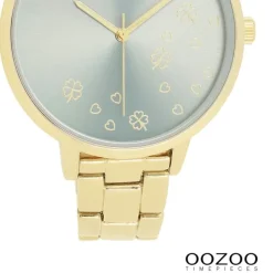 Oozoo Damen Armbanduhr Timepieces Analog Edelstahl gold UOC11123
