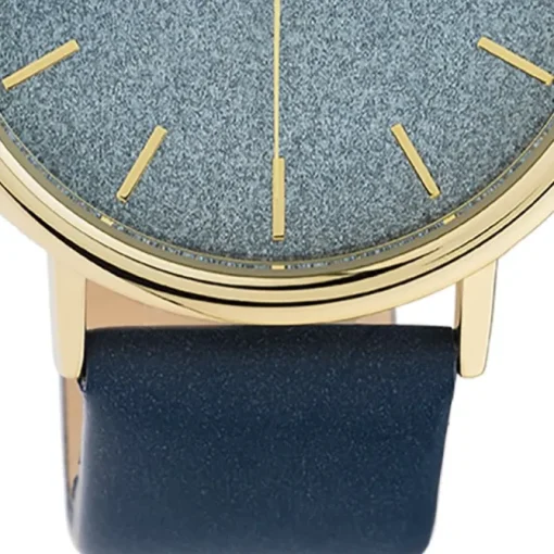 Oozoo Damen Armbanduhr Timepieces C10938 Analog Leder dunkelblau UOC10938