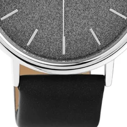 Oozoo Damen Armbanduhr Timepieces C10939 Analog Leder schwarz UOC10939