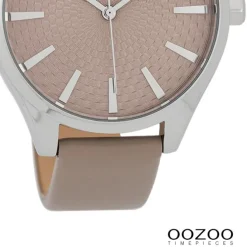 Oozoo Damen Armbanduhr Timepieces Analog Leder braun UOC9687A