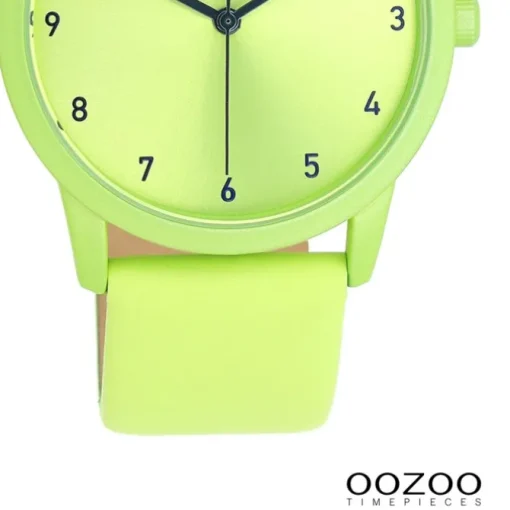 Oozoo Damen Armbanduhr Timepieces Analog Leder grün UOC11165
