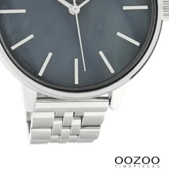 Oozoo Damen Armbanduhr Timepieces Analog Edelstahl silber UOC10623