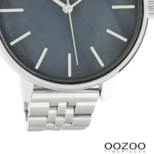 Oozoo Damen Armbanduhr Timepieces Analog Edelstahl silber UOC10623