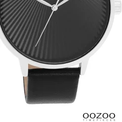 Oozoo Damen Armbanduhr Timepieces Analog Leder schwarz UOC11241