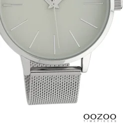 Oozoo Damen Armbanduhr Timepieces Analog Metall silber UOC10005