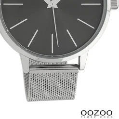 Oozoo Damen Armbanduhr Timepieces Analog Metall silber UOC10007