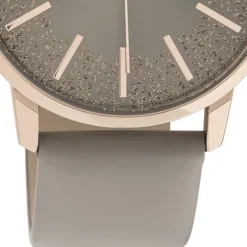 Oozoo Damen Armbanduhr Timepieces C11041 Analog Leder taupe UOC11041