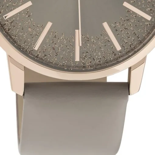 Oozoo Damen Armbanduhr Timepieces C11041 Analog Leder taupe UOC11041