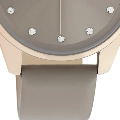 Oozoo Damen Armbanduhr Timepieces C11047 Analog Leder taupe UOC11047