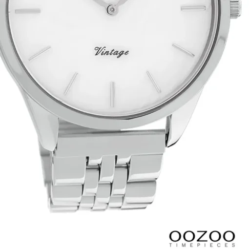Oozoo Damen Armbanduhr Timepieces Analog Metall silber UOC9980A