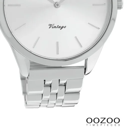 Oozoo Damen Armbanduhr Timepieces Analog Metall silber UOC9981A