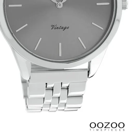 Oozoo Damen Armbanduhr Timepieces Analog Metall silber UOC9983A