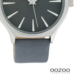 Oozoo Damen Armbanduhr Timepieces Analog Leder dunkelblau UOC10107
