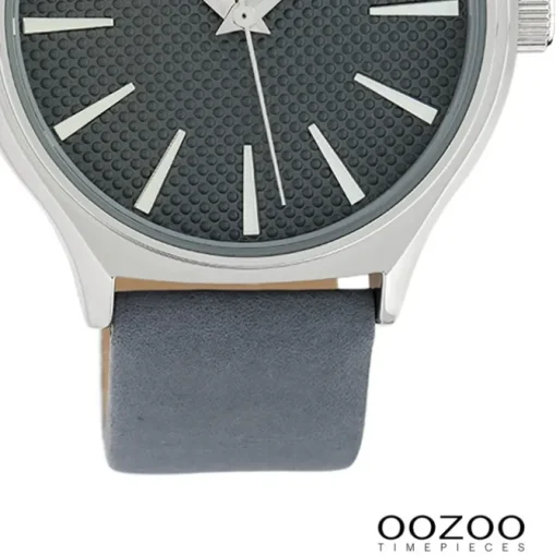 Oozoo Damen Armbanduhr Timepieces Analog Leder dunkelblau UOC10107