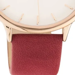 Oozoo Damen Armbanduhr Timepieces C11053 Analog Leder rot UOC11053