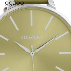 Oozoo Damen Armbanduhr Timepieces C10981 Analog Leder ockergelb UOC10981