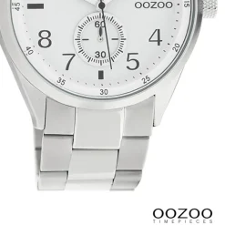 Oozoo Damen Armbanduhr Timepieces Analog Metall silber UOC10630