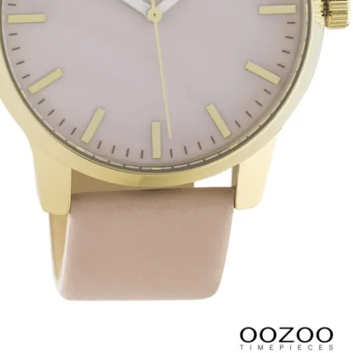 Oozoo Damen Armbanduhr Timepieces Analog Leder rose UOC10727