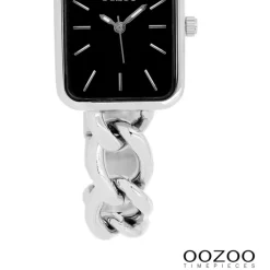 Oozoo Damen Armbanduhr Timepieces Analog Edelstahl silber UOC11131