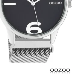 Oozoo Damen Armbanduhr Timepieces Analog Metall silber UOC10866