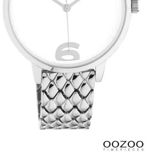 Oozoo Damen Armbanduhr Timepieces Analog Metall silber UOC11020
