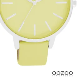 Oozoo Damen Armbanduhr Timepieces Analog Leder pastell-grün UOC11360