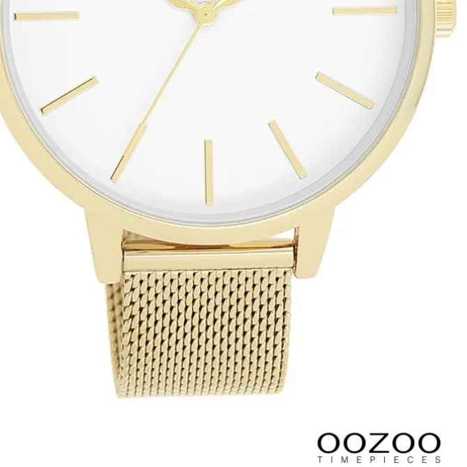 Oozoo Damen Armbanduhr Timepieces Analog Metall gold UOC11363