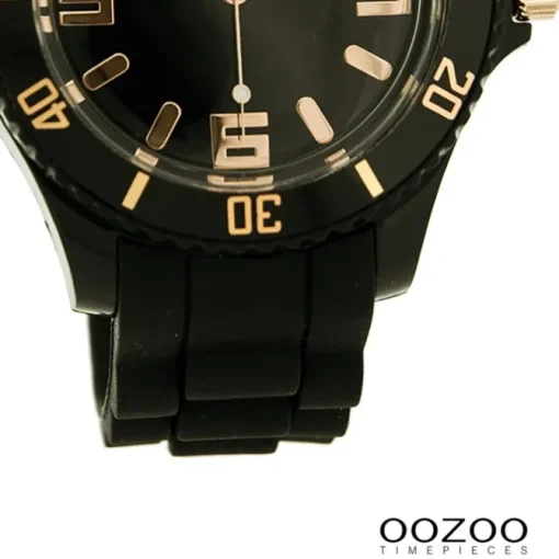 Oozoo Damen Armbanduhr Timepieces Analog Silikon schwarz UOC4354A