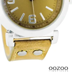 Oozoo Damen Armbanduhr Timepieces Analog Silikon gelb UOC4455A
