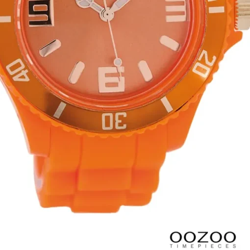 Oozoo Damen Armbanduhr Timepieces Analog Silikon orange UOC5054A