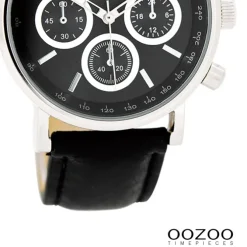 Oozoo Damen Armbanduhr Timepieces Analog Leder schwarz UOC5329A