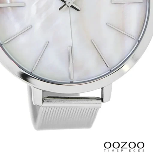 Oozoo Damen Armbanduhr Timepieces Analog Metall silber UOC9110A