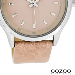 Oozoo Damen Armbanduhr timepieces Analog Leder rosa UOC7436A