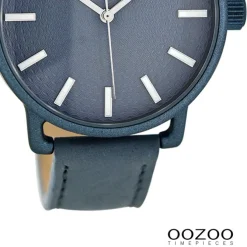 Oozoo Damen Armbanduhr Timepieces Analog Leder blau UOC8313A