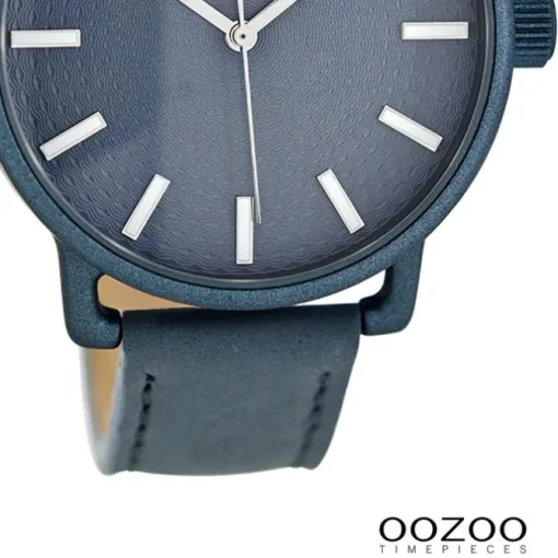 Oozoo Damen Armbanduhr Timepieces Analog Leder blau UOC8313A
