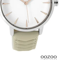 Oozoo Damen Armbanduhr Timepieces Analog Leder beige UOC9505A