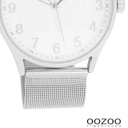 Oozoo Damen Armbanduhr Timepieces Analog Metall silber UOC9515A