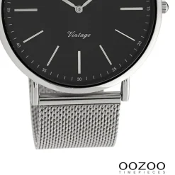 Oozoo Damen Armbanduhr Timepieces Analog Metall silber UOC9895A