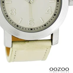 Oozoo Damen Armbanduhr Timepieces Analog Leder beige UOC5150A
