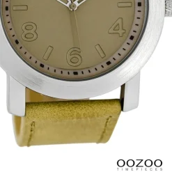 Oozoo Damen Armbanduhr Timepieces Analog Leder gelb UOC5151A