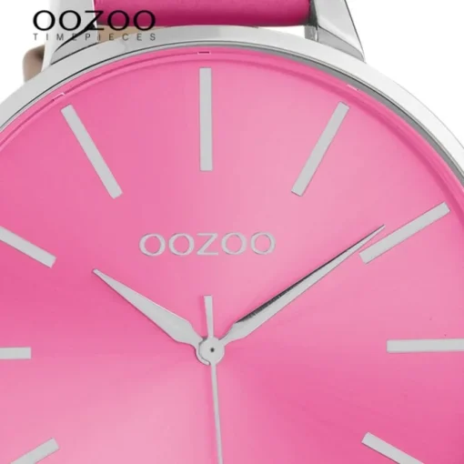Oozoo Damen Armbanduhr Timepieces C10984 Analog Leder pink UOC10984