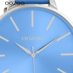 Oozoo Damen Armbanduhr Timepieces C10982 Analog Leder blau UOC10982